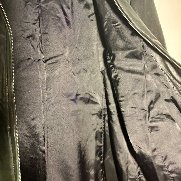 Vintage Banana Republic Leather Zip-Up Jacket - Picture 3 of 4